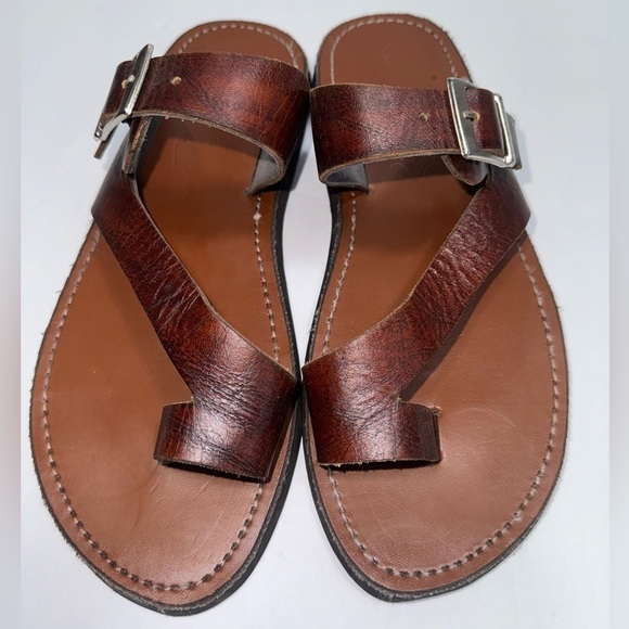 Ngaye Sandals: Brown S-Slide unisex main image 1